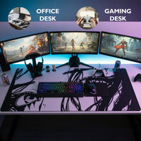 Eyes of Mystery - Minimalist Art Desk Mat | Desk Vibe - 5