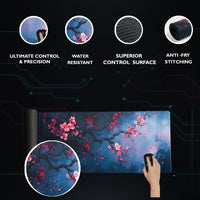 Sakura Nightfall Desk Mat | Desk Vibe - 2