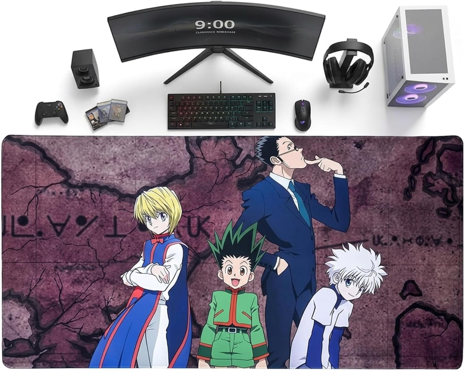 Shonen & Dark Anime Desk Mat | Desk Vibe