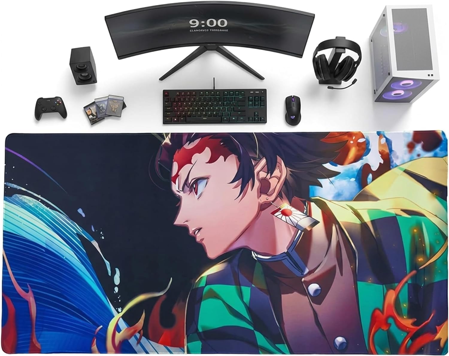 Shonen & Dark Anime Desk Mat | Desk Vibe