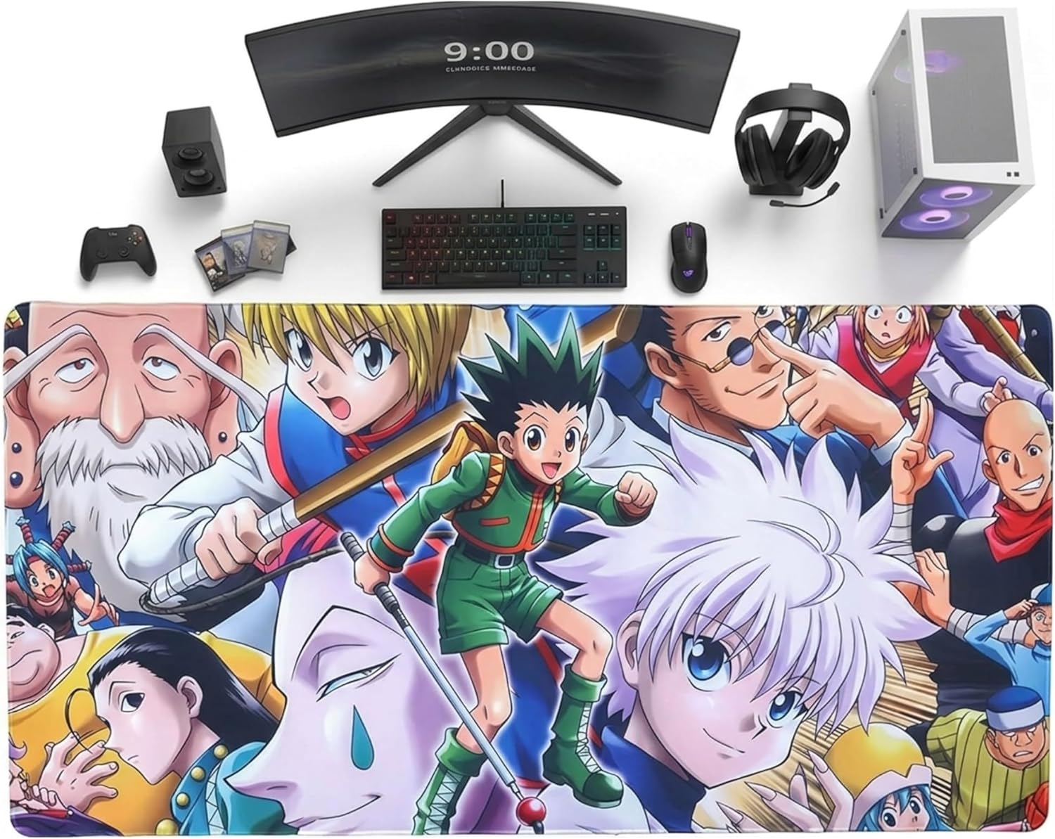 Shonen & Dark Anime Desk Mat | Desk Vibe
