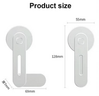 DeskVibe Magnetic Phone Holder, Slim Adjustable Laptop Side Mount Clip - 4