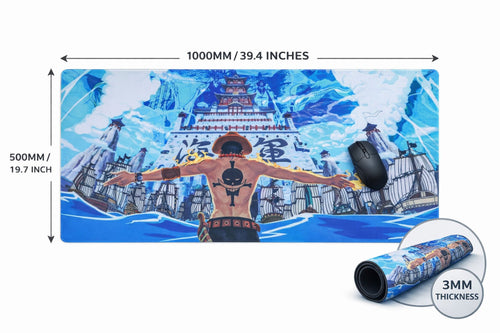 Fire Fist Ace - Paramount War Desk Mat | Desk Vibe