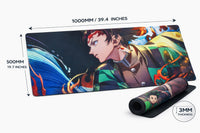 Demon Slayer (Tanjiro Kamado) Desk Mat | Desk Vibe - 5