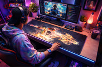 Fire Fist Ace Desk Mat | Desk Vibe - 4
