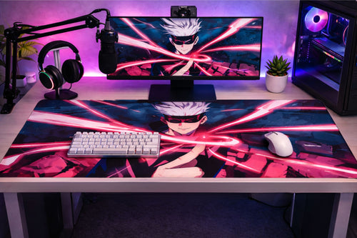 Gojo Satoru Desk Mat | Desk Vibe