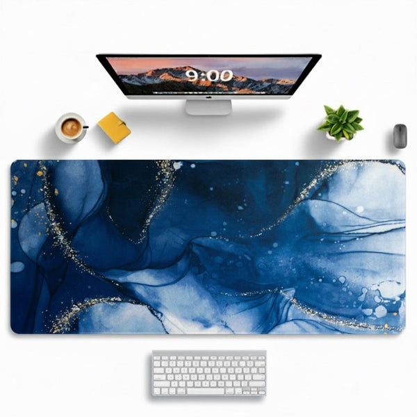 Midnight Marble Desk Mat | Desk Vibe