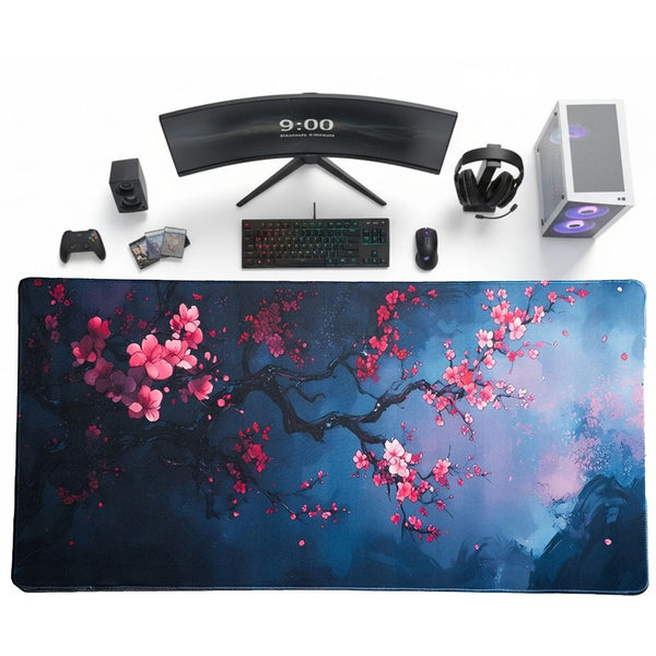 Sakura Nightfall Desk Mat | Desk Vibe