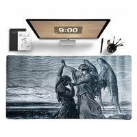 Jacob Wrestling with the Angel Desk Mat | Desk Vibe - 1