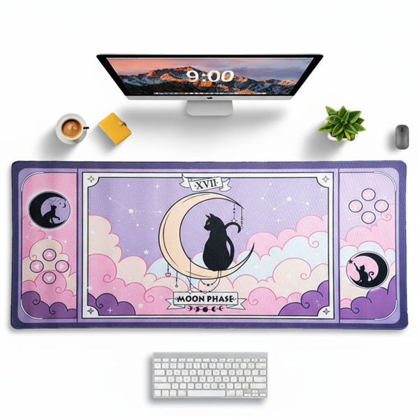Moon Phase Magic Desk Mat | Desk Vibe