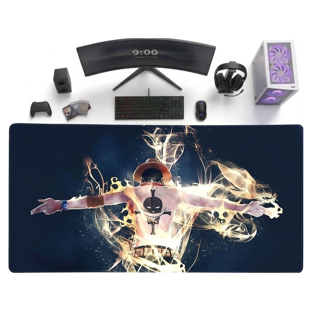 Fire Fist Ace Desk Mat | Desk Vibe