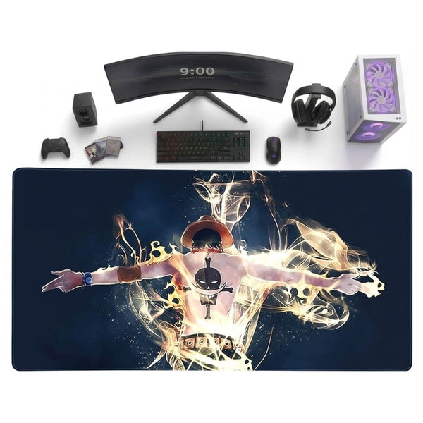 Fire Fist Ace Desk Mat | Desk Vibe