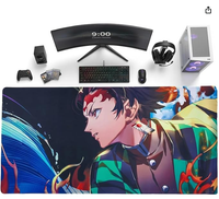 Demon Slayer (Tanjiro Kamado) Desk Mat | Desk Vibe - 1
